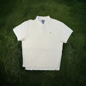 Polo Jeans Co Ralph Lauren Polo Shirt Mens XXL Flag Yellow Short Sleeve Collared